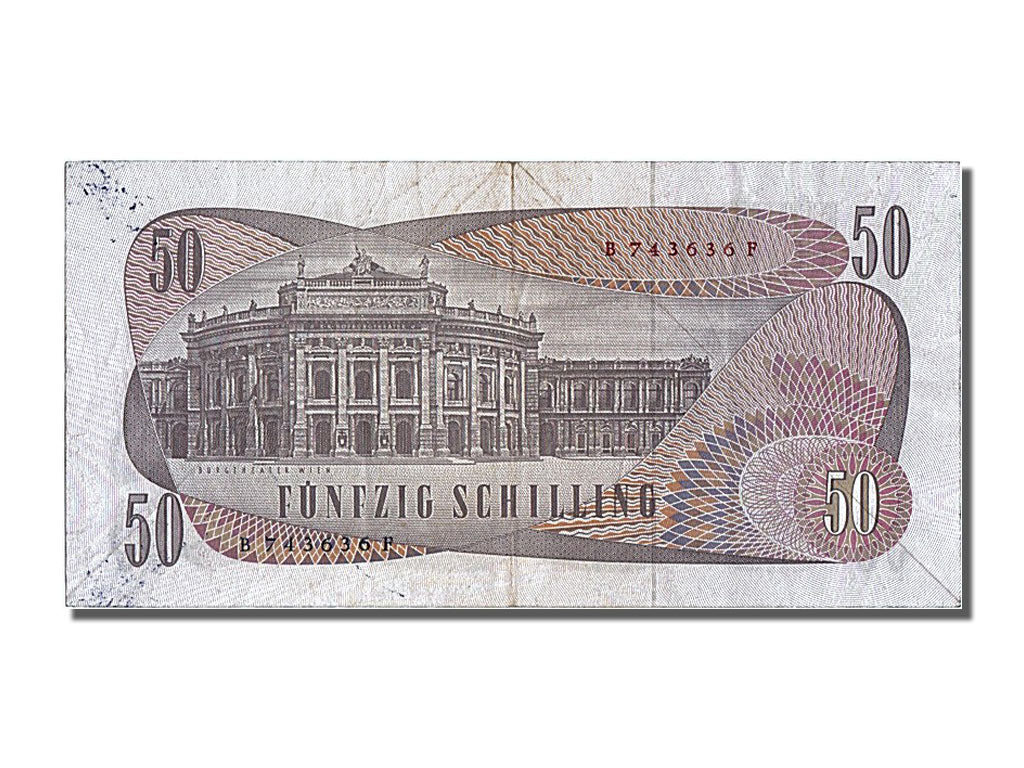 Banknote, Austria, 50 Schilling, 1970, 1970-01-01, EF(40-45)