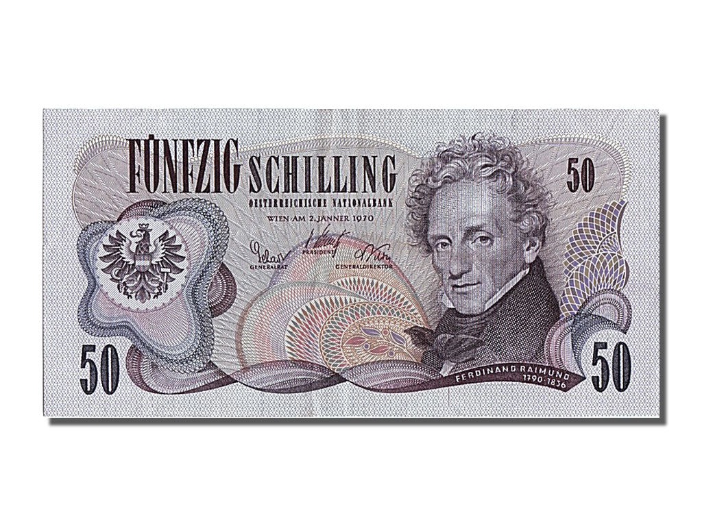 Banknote, Austria, 50 Schilling, 1970, 1970-01-01, AU(50-53)