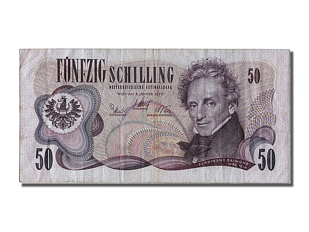 Geldschein, Österreich, 50 Schilling, 1970, 1970-01-01, SS