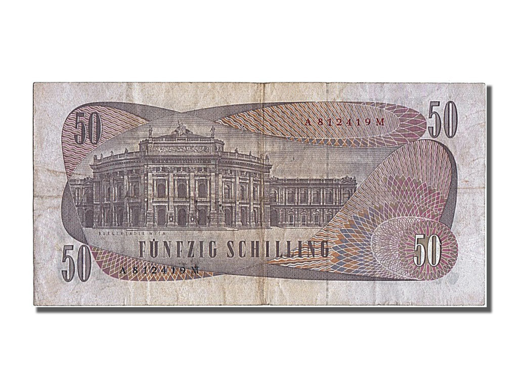 Banconote, Austria, 50 Schilling, 1970, 1970-01-01, BB