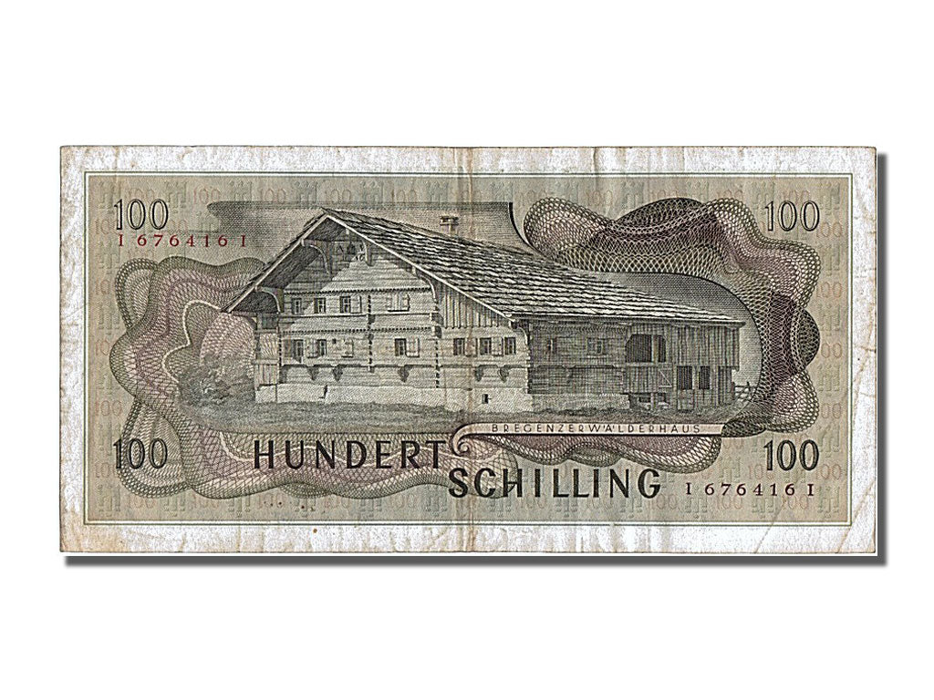 Geldschein, Österreich, 100 Schilling, 1969, 1969-01-01, SS