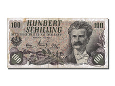 Austria, 100 Schilling, 1960, KM #138a, 1960-07-01, AU(50-53), IP