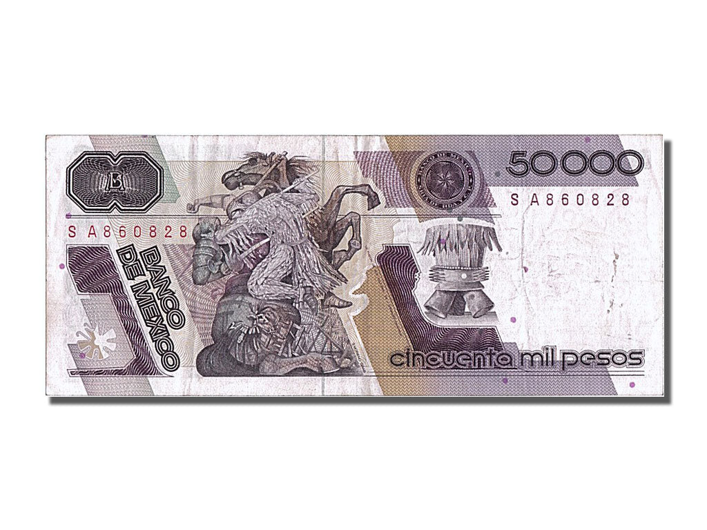 Mexico, 50 000 Pesos, 1986, 1986-05-15, EF(40-45), SA860828