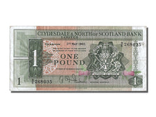 Scotland, 1 Pound, 1962, KM #195a, 1962-05-02, EF(40-45), B/E268035