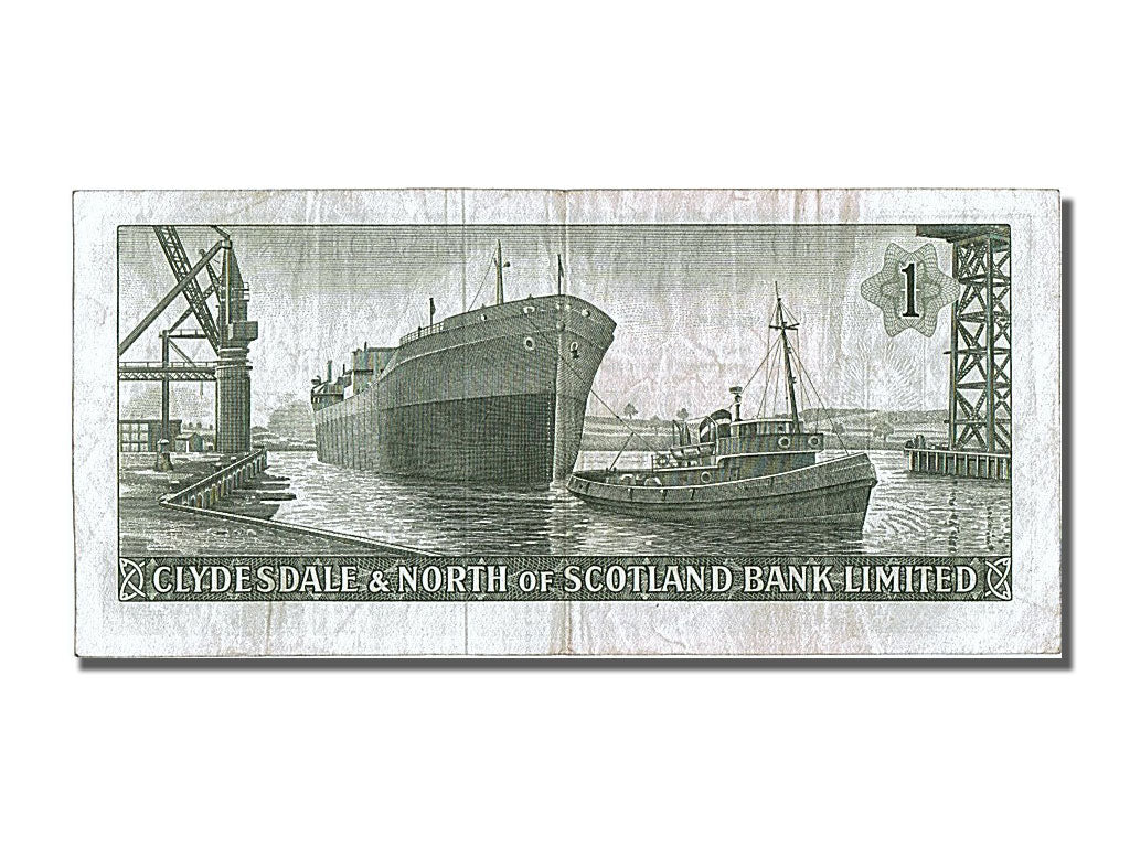 Scotland, 1 Pound, 1962, KM #195a, 1962-05-02, EF(40-45), B/E268035