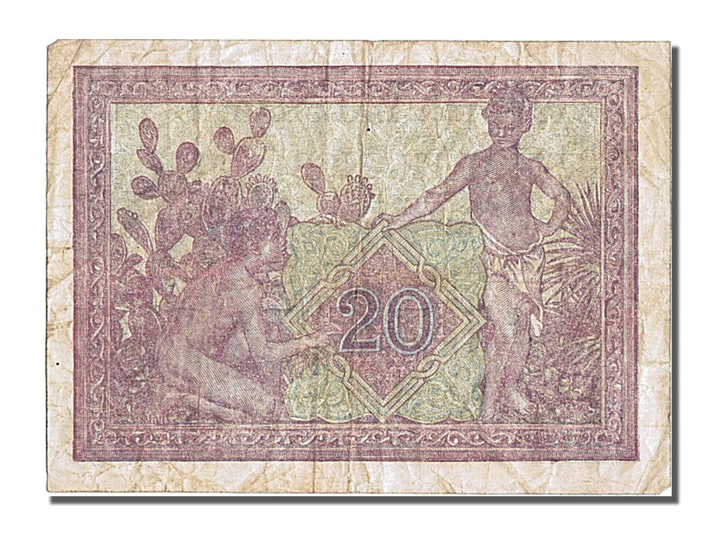 Algeria, 20 Francs, 1945, KM #92b, 1945-05-07, EF(40-45), S2241
