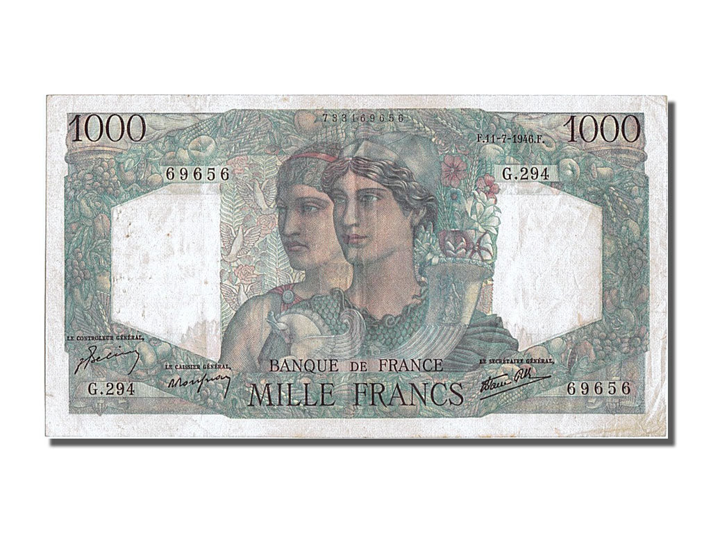 1000 Francs type Minerve et Hercule
