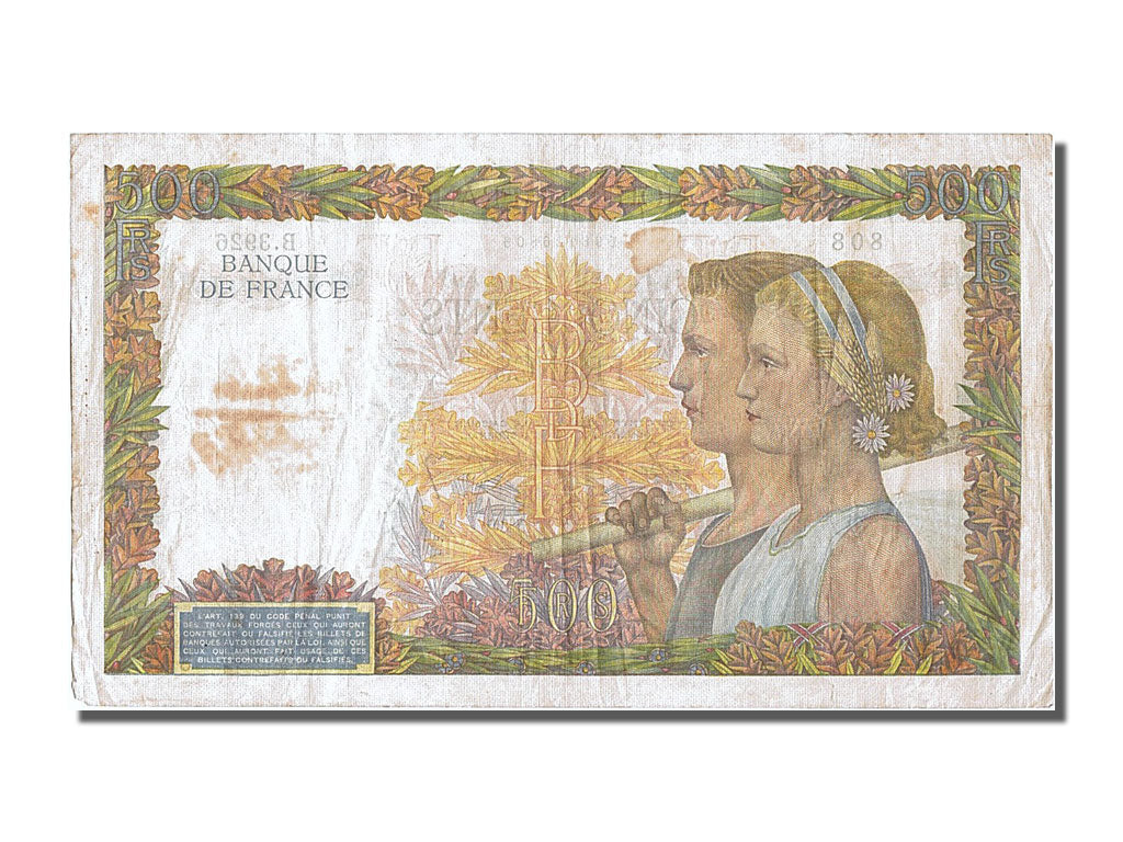 500 Francs type La Paix