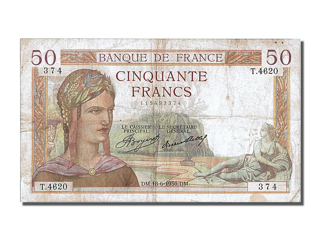 50 Francs type Cérès