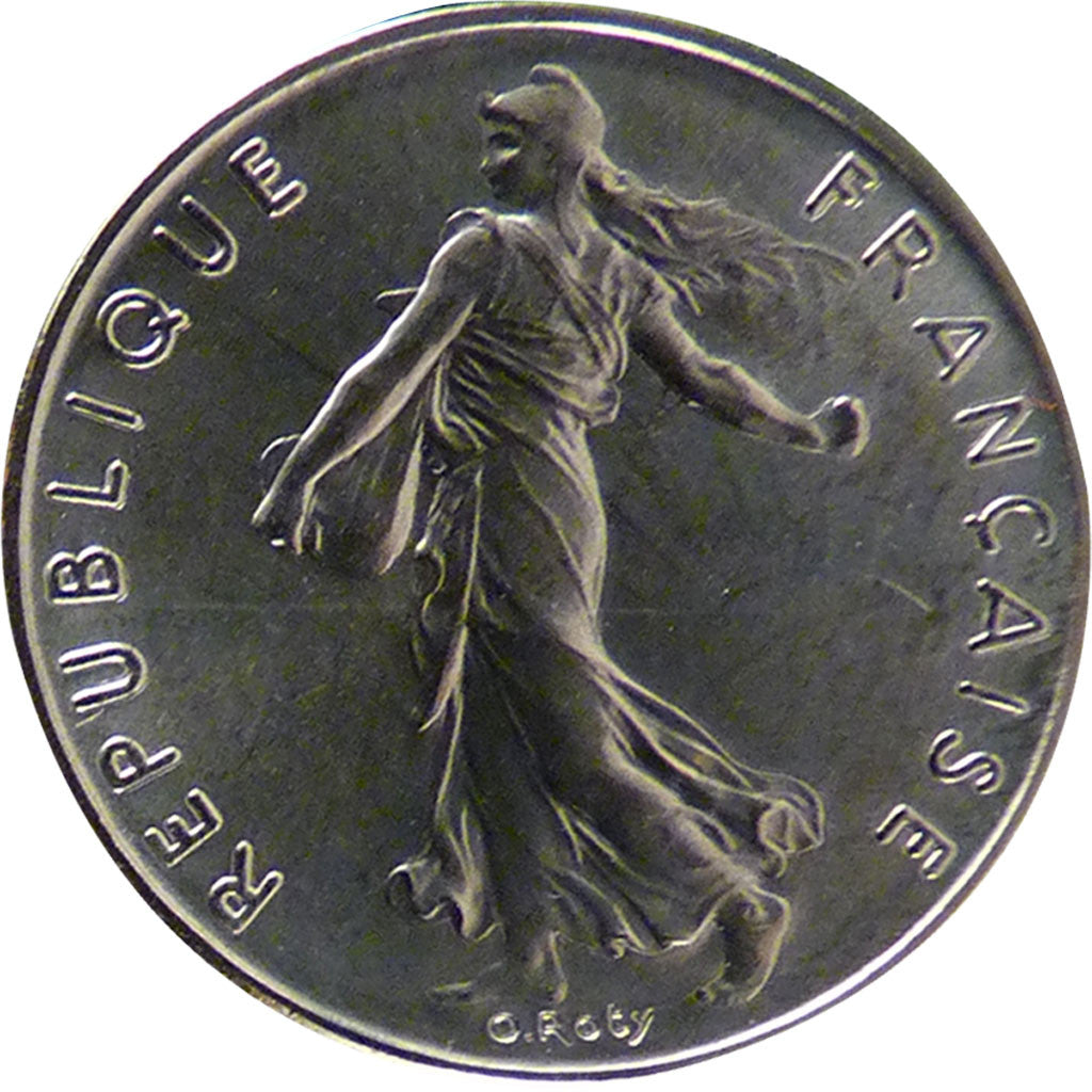 V ème République, ½ Franc Semeuse