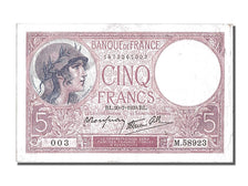 France, 5 Francs, 5 F 1917-1940 ''Violet'', 1939, KM #83, 1939-07-20,...