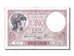 Billete, Francia, 5 Francs, 5 F 1917-1940 ''Violet'', 1939, MBC+, Fayette:04.04