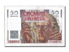 France, 50 Francs, 50 F 1946-1951 ''Le Verrier'', 1946, KM #127a, 1946-03-28,...