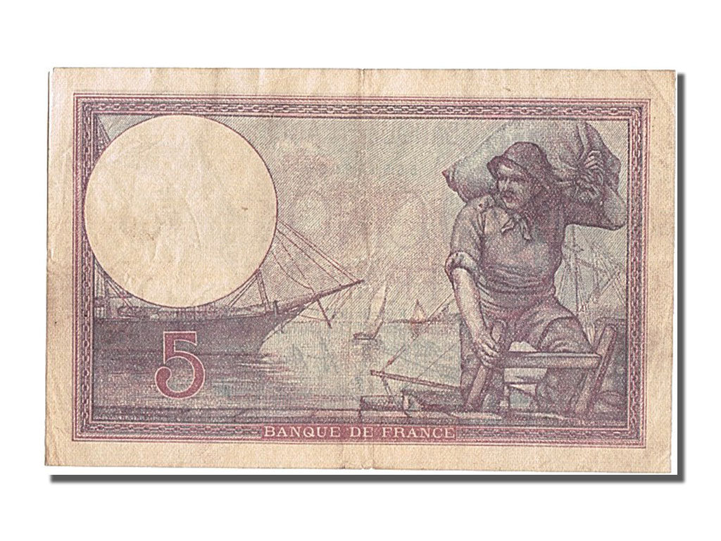 France, 5 Francs, 5 F 1917-1940 ''Violet'', 1925, KM #72c, 1925-03-23,...