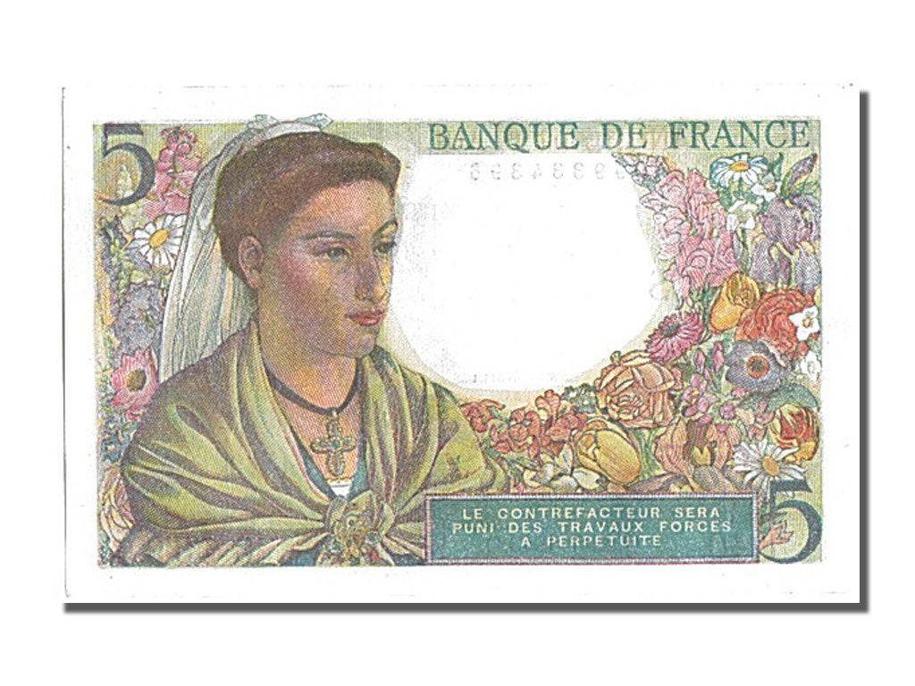 Billet, France, 5 Francs, 5 F 1943-1947 ''Berger'', 1943, 1943-07-22, SPL