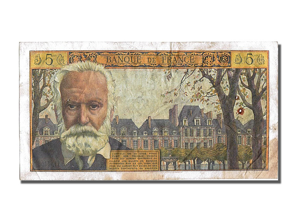 5 Nouveaux Francs type Victor Hugo