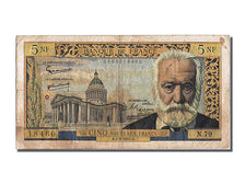 France, 5 Nouveaux Francs, 5 NF 1959-1965 ''Victor Hugo'', 1962, KM #141a,...