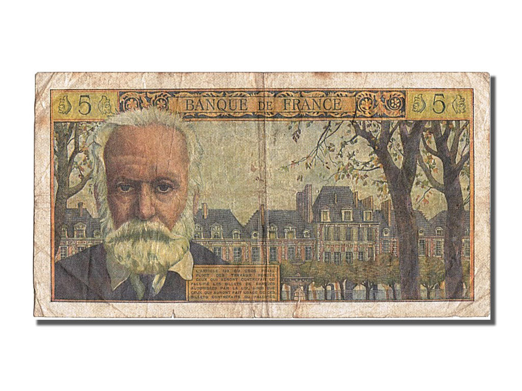 5 Nouveaux Francs type Victor Hugo