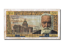 Francia, 5 Nouveaux Francs, 5 NF 1959-1965 ''Victor Hugo'', 1961, KM:141a, 19...