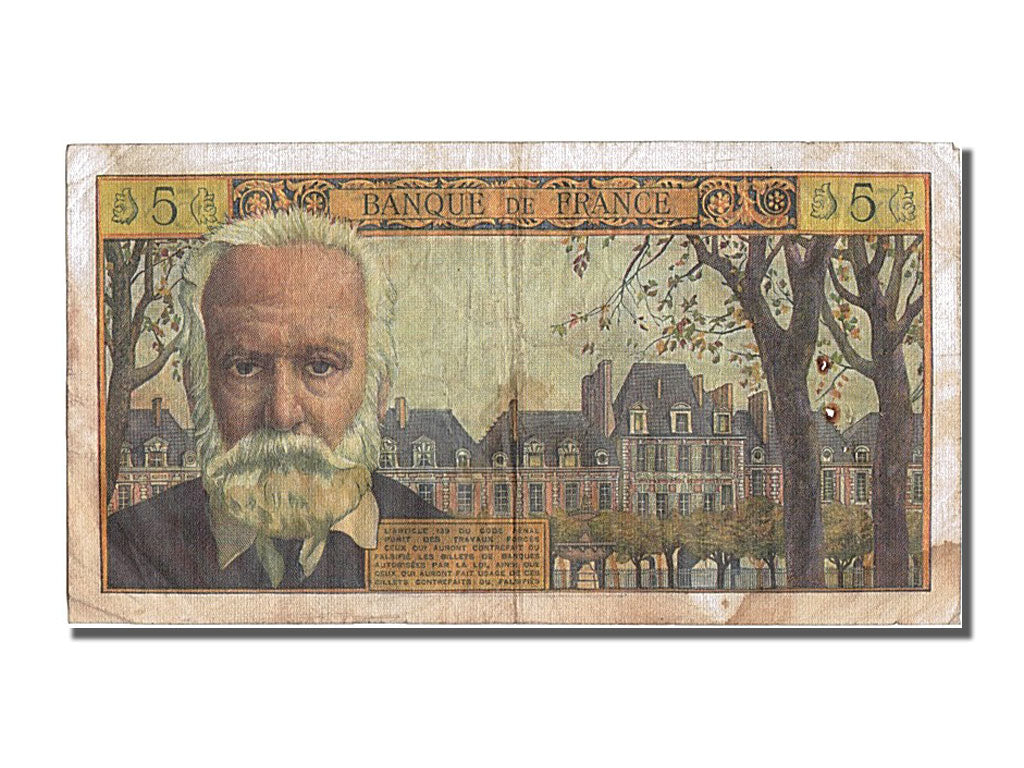 5 Nouveaux Francs type Victor Hugo