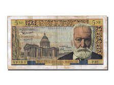 Francia, 5 Nouveaux Francs, 5 NF 1959-1965 ''Victor Hugo'', 1962, KM:141a, 19...