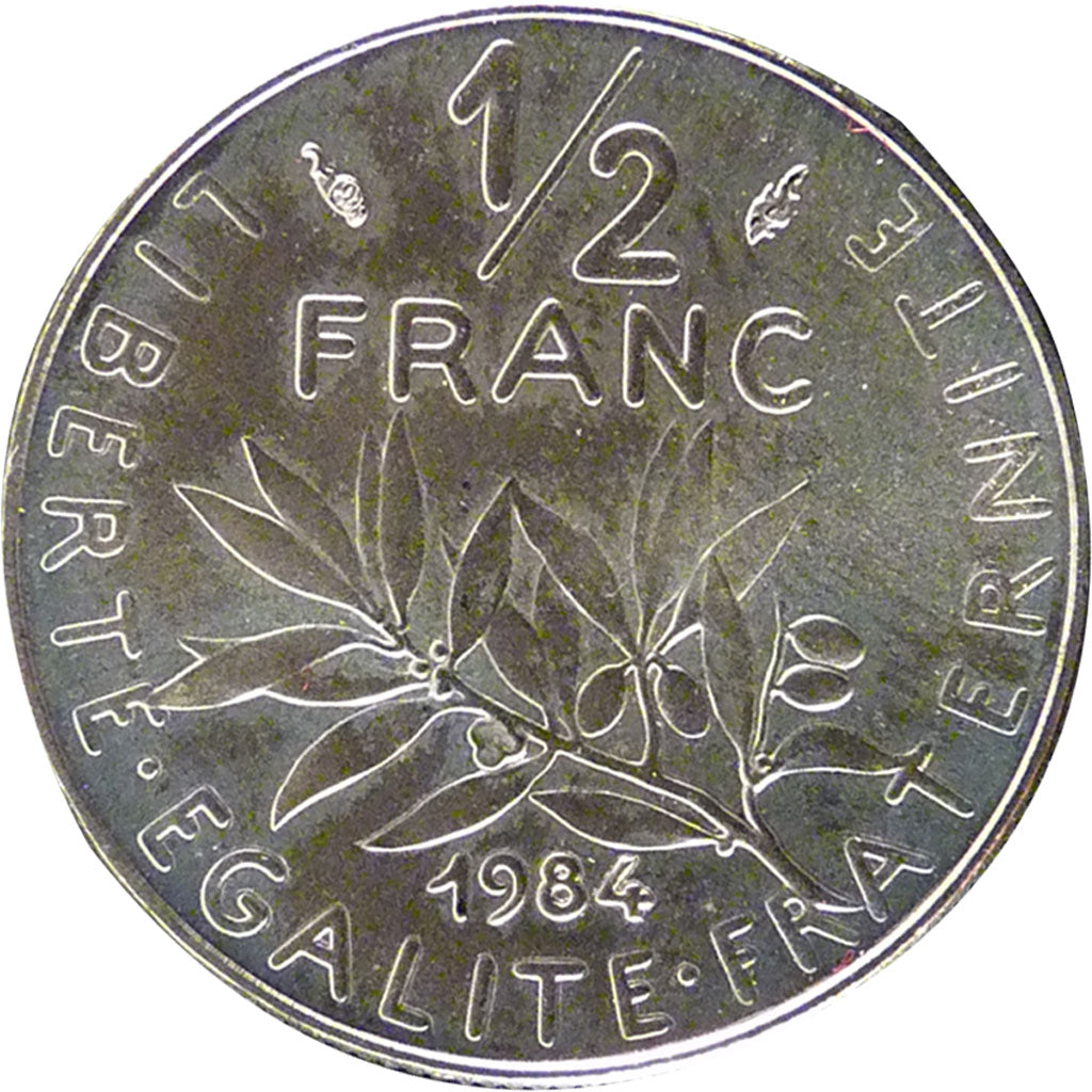 V ème République, ½ Franc Semeuse