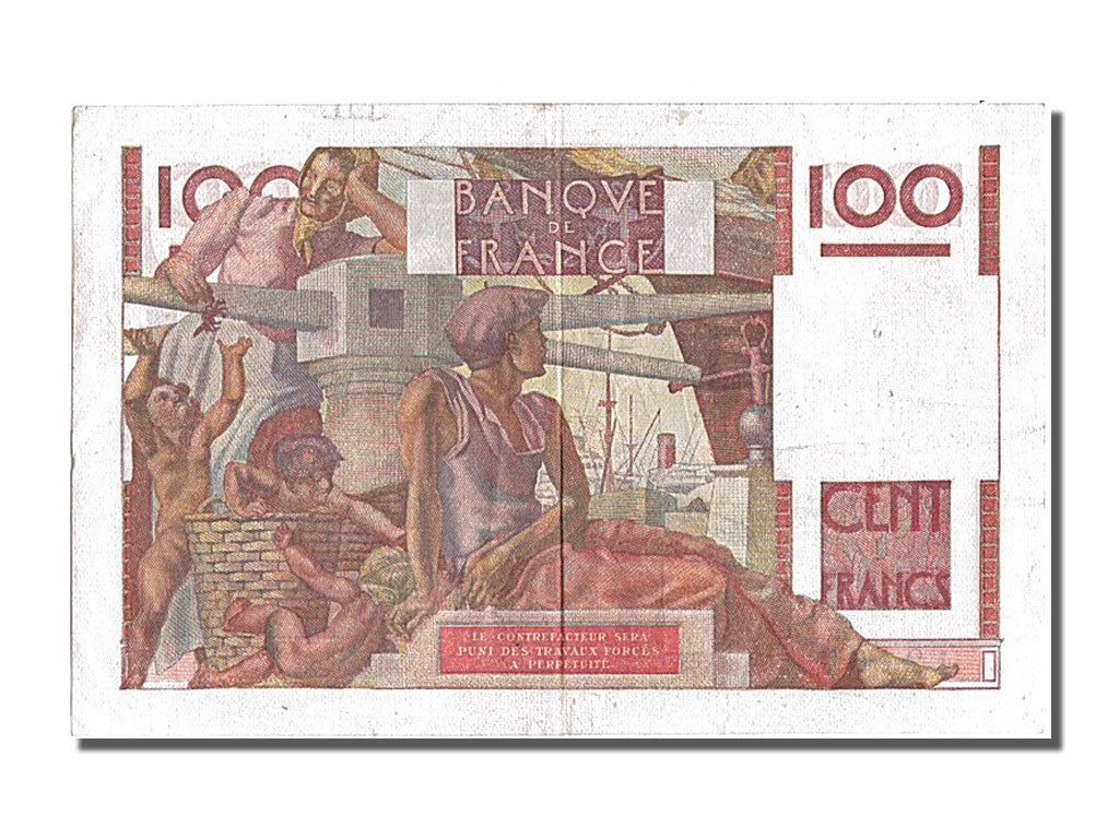 Francia, 100 Francs, 100 F 1945-1954 ''Jeune Paysan'', 1946, 1946-11-21, SPL-...