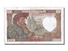 Billet, France, 50 Francs, 50 F 1940-1942 ''Jacques Coeur'', 1940, 1940-09-05