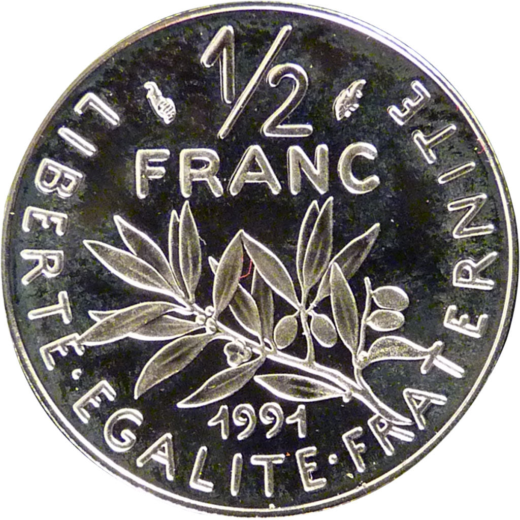 V ème République, ½ Franc Semeuse