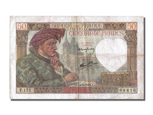 France, 50 Francs, 50 F 1940-1942 ''Jacques Coeur'', 1942, KM #93, 1942-05-15,..