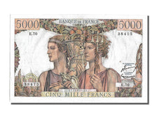Biljet, Frankrijk, 5000 Francs, 5 000 F 1949-1957 ''Terre et Mer'', 1951, TTB+