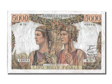 Billet, France, 5000 Francs, 5 000 F 1949-1957 ''Terre et Mer'', 1951, TTB+