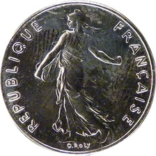 FRANCE, Semeuse, 1/2 Franc, 1993, Paris, KM #931.1, MS(65-70), Nickel, 19.5,...