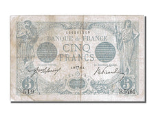 Biljet, Frankrijk, 5 Francs, 5 F 1912-1917 ''Bleu'', 1915, 1915-04-29, TTB