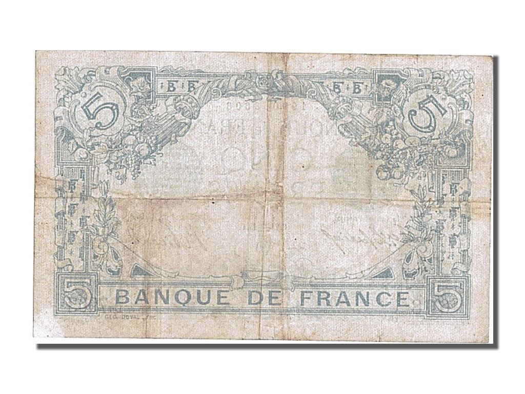 5 Francs type Bleu