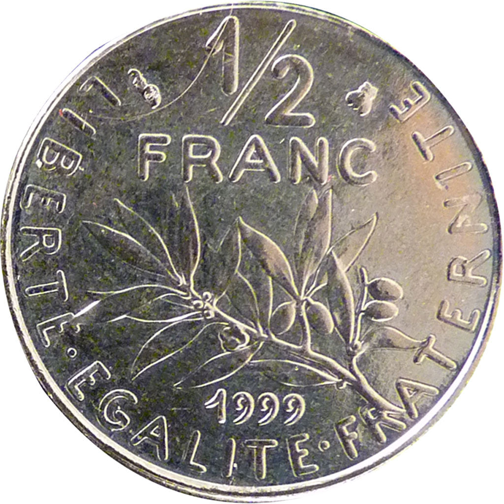 V ème République, ½ Franc Semeuse