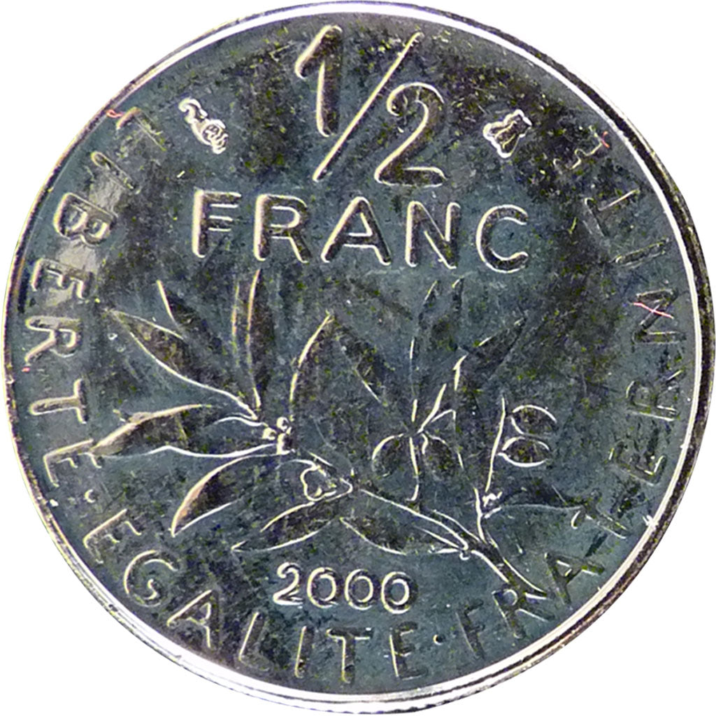 V ème République, ½ Franc Semeuse