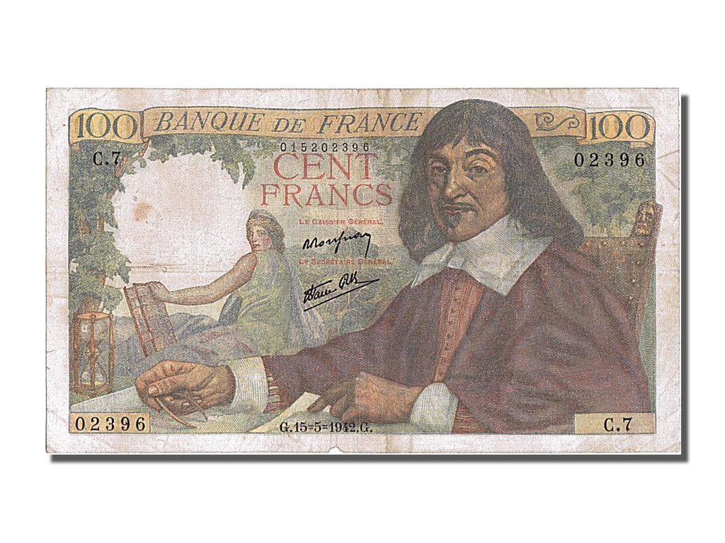 100 Francs type Descartes