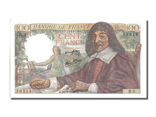 Francia, 100 Francs, 100 F 1942-1944 ''Descartes'', 1942, KM:101a, 1942-05-15...