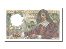 Biljet, Frankrijk, 100 Francs, 100 F 1942-1944 ''Descartes'', 1944, 1944-03-23
