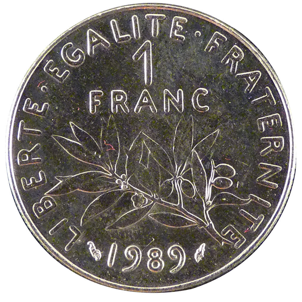 Francia, Semeuse, Franc, 1989, FDC, Nichel, Gadoury:474