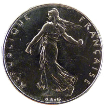 FRANCE, Semeuse, 1 Franc, 1991, Paris, MS(65-70), Nickel, 24, Gadoury #474, 6.00