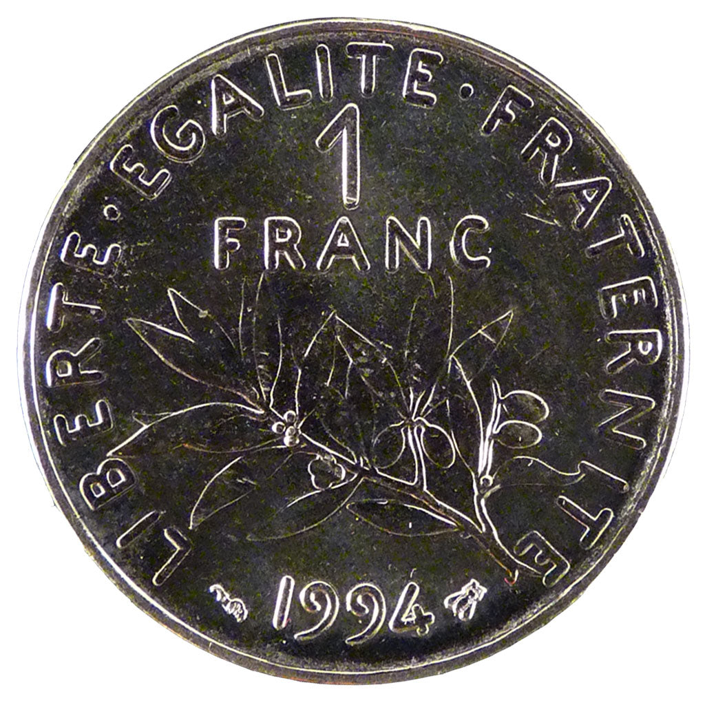V ème République,1 Franc Semeuse