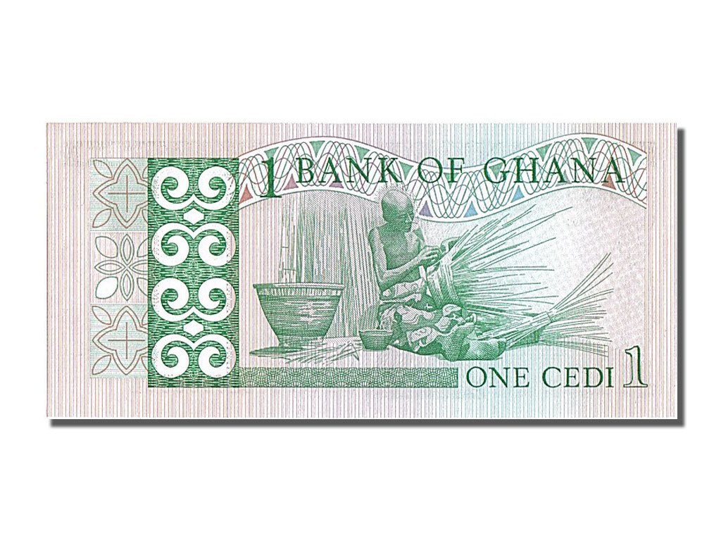 Banconote, Ghana, 1 Cedi, 1982, 1982-03-06, FDS