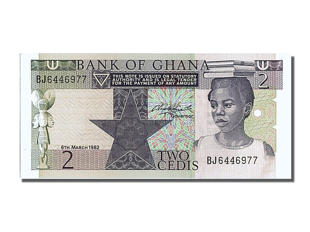 Ghana, 2 Cedis, 1979, KM #18d, 1979-03-02, UNC(65-70), BJ6446977