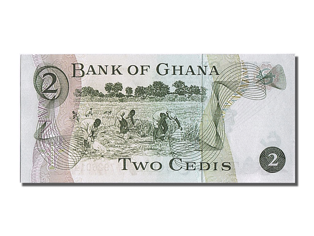 Banknote, Ghana, 2 Cedis, 1977, 1977-01-02, UNC(65-70)