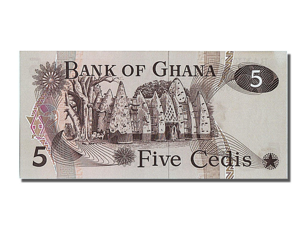 Banknote, Ghana, 5 Cedis, 1977, 1977-07-04, UNC(65-70)