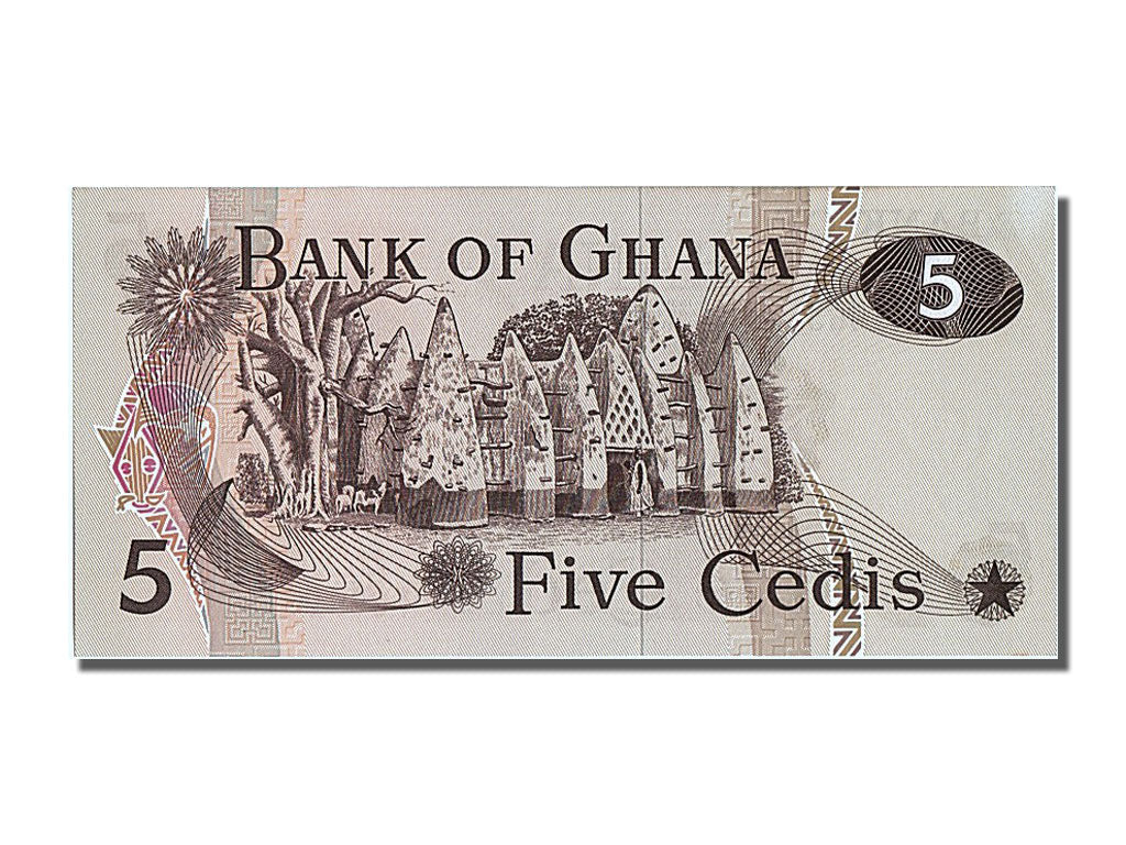 Banknote, Ghana, 5 Cedis, 1977, 1977-07-04, UNC(65-70)