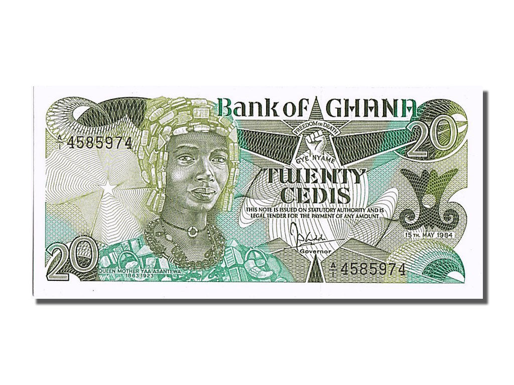 Ghana, 20 Cedis, 1984, 1984-05-15, UNC(65-70), A/I4585974