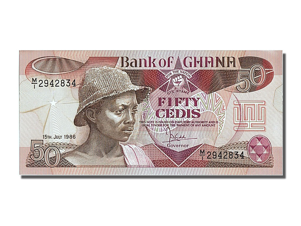 Banknote, Ghana, 50 Cedis, 1986, 1986-07-15, UNC(65-70)
